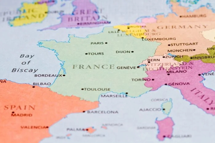La longueur et la largeur de la France 